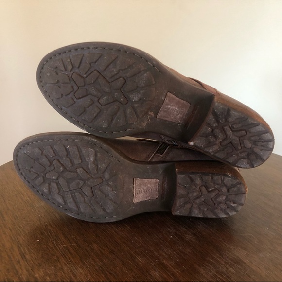 Born Kelle ankle boot in distressed taupe leather (7.5) - Picture 7 of 8